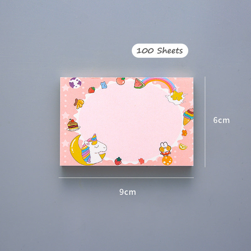 Cute Sticky Notes For Students With Tearable Non-sticky Sticky Notes