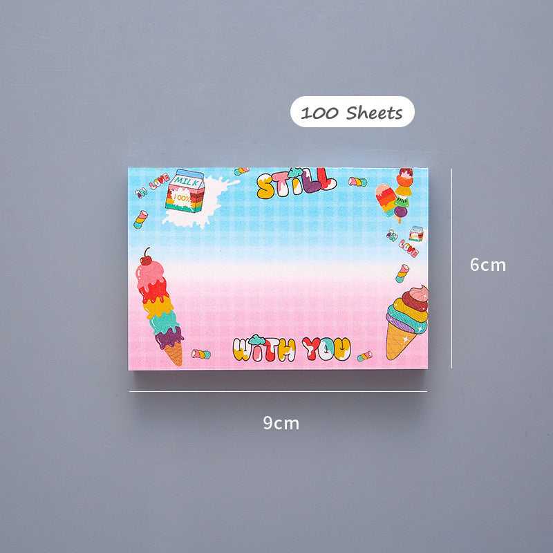 Cute Sticky Notes For Students With Tearable Non-sticky Sticky Notes