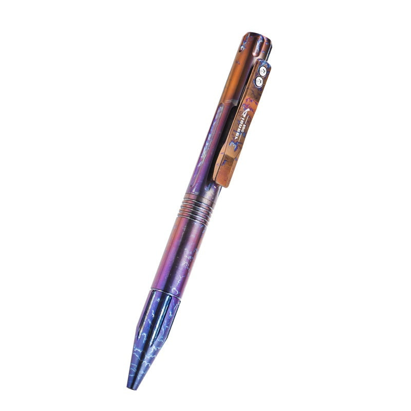 Titanium Alloy Tactical Pen Camping Self-defense Pen Multifunctional Self-defense Pen