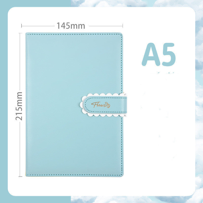 A5 Macaron Lace Buckle Diary Notebook