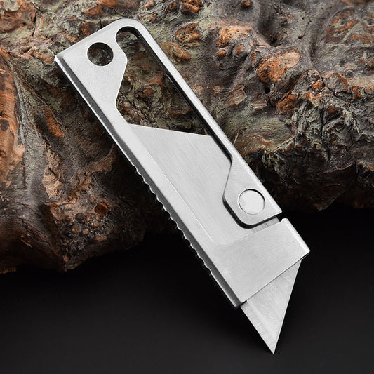 Stainless Steel Folding Utility Knife Wallpaper Knife Multifunctional Paper Cutter